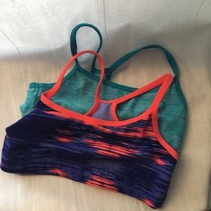 Girls sports bra (2) set